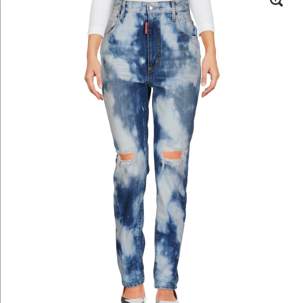 Dsquared2 high waist jeans.